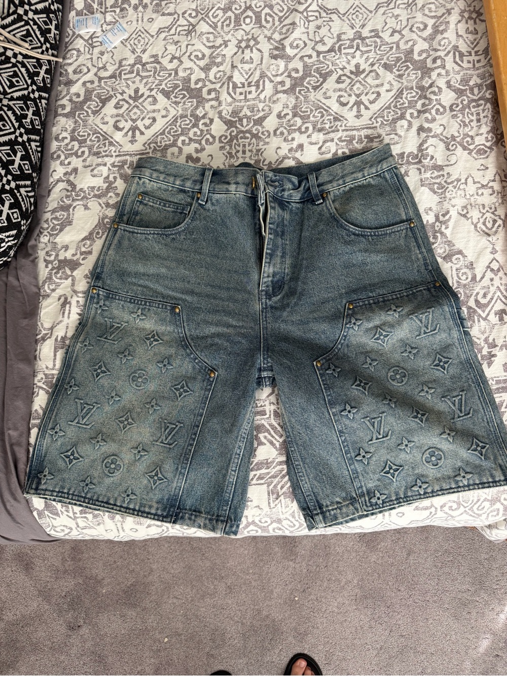 Louis Vuitton Carpenter Jean Shorts